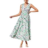 Flessibili Women's Sleeveless Floral Maxi Dress 2026 Sundresses Spring Summer Wedding Guest