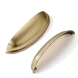 khtumeware 10 Pack 5" Gold Drawer Pulls Brushed