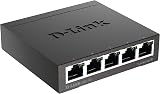 D-Link DGS-105/B 5-Port Gigabit Metal Desktop Unmanaged Network Switch UK