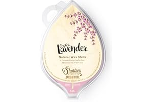 Shortie's Candle Company English Lavender Natural Soy Wax Melts - 1 Highly Scented 3 Oz. Bar - Made with 100% Soy and Essential Fragrance Oils - Phthalate & Paraffin Free, Vegan, Non-Toxic
