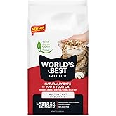 Kent Pet Group 62100615: World's Best Cat Litter Multiple Cat Unscented Cat Litter, 15 Lbs