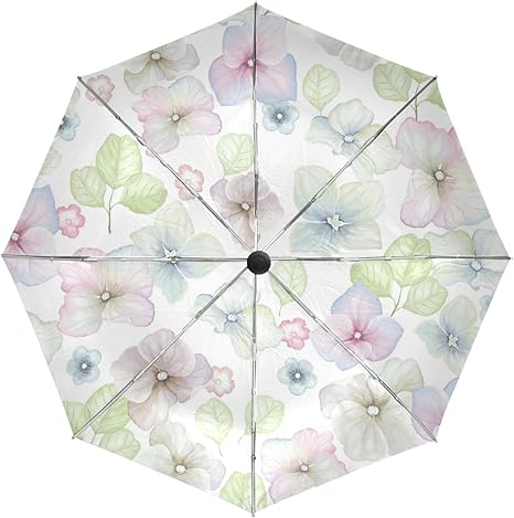 Amazon ミヤビヤ ワンタッチ 折り畳み傘 紫陽花柄 あじさい柄 クリーム 高級 ビニール 8本骨 60cm 可愛い 母 雑貨 グッズ 妻 内側 贈り物 ミヤビヤ 折りたたみ傘 通販