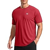 G Gradual Men's Athletic Workout T-Shirts Moisture Wicking Cooling Running Shirts Short Sleeve Performance Tee for Gym Tennis