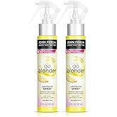 John Frieda Go Blonder Lightening Spray, Gradually Lightens Blonde Color, For Natural or Color-Treated Hair, Formulated with a Citrus Bontanical Blend, Paraben Free, 3.5 Oz, Pack of 2