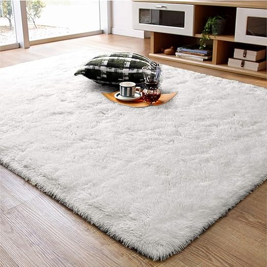 Amazon Com Ruihoo Fluffy Rug Super Soft Fuzzy Area Rugs For Bedroom Living Room 4 X 6 Large Plush Furry Shag Rug Kids Playroom Nursery Classroom Dining Room Decor Floor Carpet