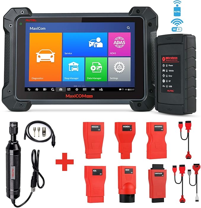 Autel MK908 OBD2 Diagnostic Scan Tool with ECU Coding ADAS Bi