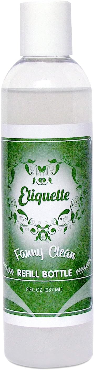 Wet Wipe Refill for a Flushable Wipe Alternative with an Effective Organic Based Toilet Paper Moistener Spray for Fresh & Clean Bathroom Personal Care by Etiquette