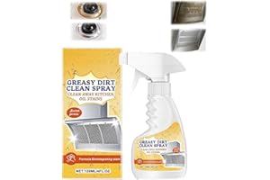 Greasy Dirt Clean Spray, All-Purpose Oil Stain Cleaner, Powerful Clean Up Kitchen Oil Stains, Heavy-Duty Kitchen OilStain Spr