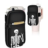 Water Bottle Pouch Backpack for Stanley Quencher Cup - 40 30 oz Tumbler Bag Purse Fanny Pack Wallet for Phone Keys Gym Accessories