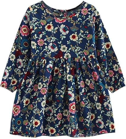 Amazon Co Jp Racazing 長袖 女の子 ワンピース 90子供服女の子 花 太陽の花 ワンピース 女の子 スカート 子供服 可愛い キッズ服 子供服 結婚式 発表会 七五三 入学式 卒業式 韓国風 並行輸入品 3歳 11歳 ベビー マタニティ