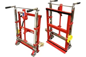 Pake Handling Tools - Hydraulic Equipment Mover Set (2), Heavy Duty Moving Dolly, 3960 lbs Capacity, for Furniture, Vending M