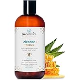 Era Organics Manuka Honey Face Wash for Sensitive Skin - Sulfate Free Gentle Cleanser with Organic Aloe Vera, Hyaluronic Acid & More - Soothing & Moisturizing for Dry Skin - Made in USA (8 oz)