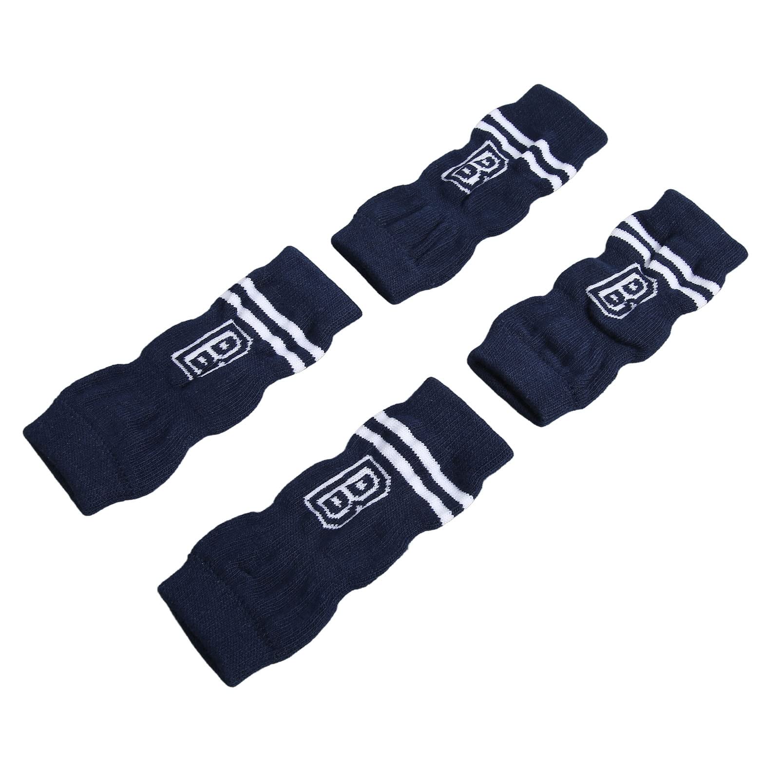 Atyhao Dog Elbow Protector, 4Pcs Stylish Letter Pattern Pet Elbow Protector (Size L) Joint Dirty Resistance for Dogs Dog Leg Protector Accessory