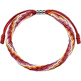 LAMIBEE Pride LGBTQAI+ Pride Love Wins Tibetan Wrist Wrap Bracelets, With LGBTQ Surfer String Rope Bracelet for Him and Her, Women Men, Support LGBTQ Community