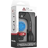 KOM Cycling CM06 Quick Release GoPro Computer Mount for Wahoo and Garmin Bike Computers (Bike Mount Compatible with Edge 1050