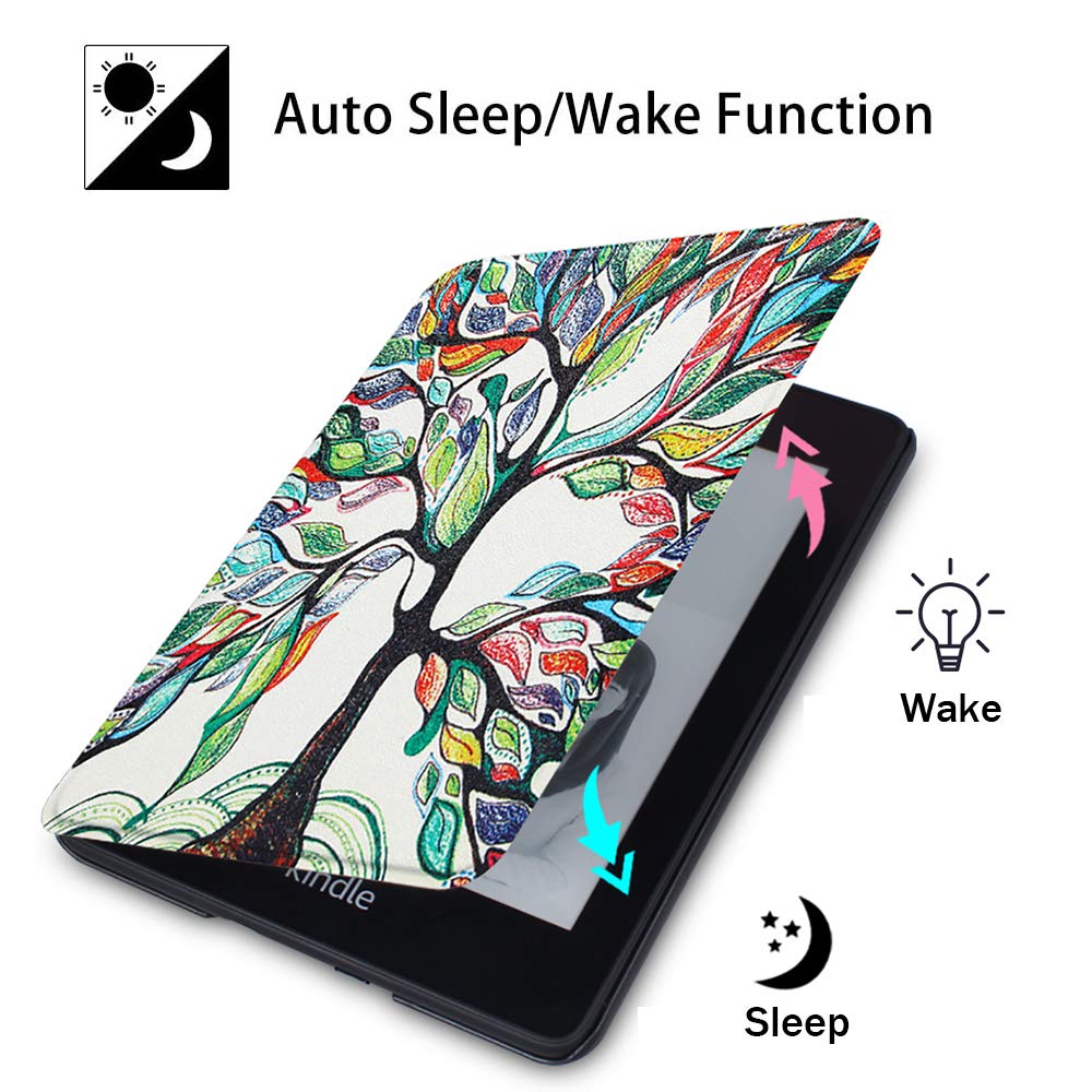 SCSVPN Case for Kindle 10th Generation - 2019 Release(Model No.: J9G29R) - Slim Premium PU Leather Smart 6‘’ Cover with Hand Strap, Auto Sleep/Wake - [NOT Fit Kindle Paperwhite or Kindle Oasis]