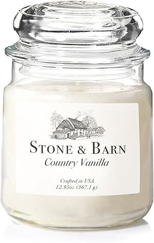 Amazon.com: Stone & Barn Essentials Single-Wick Scented Candle (Country