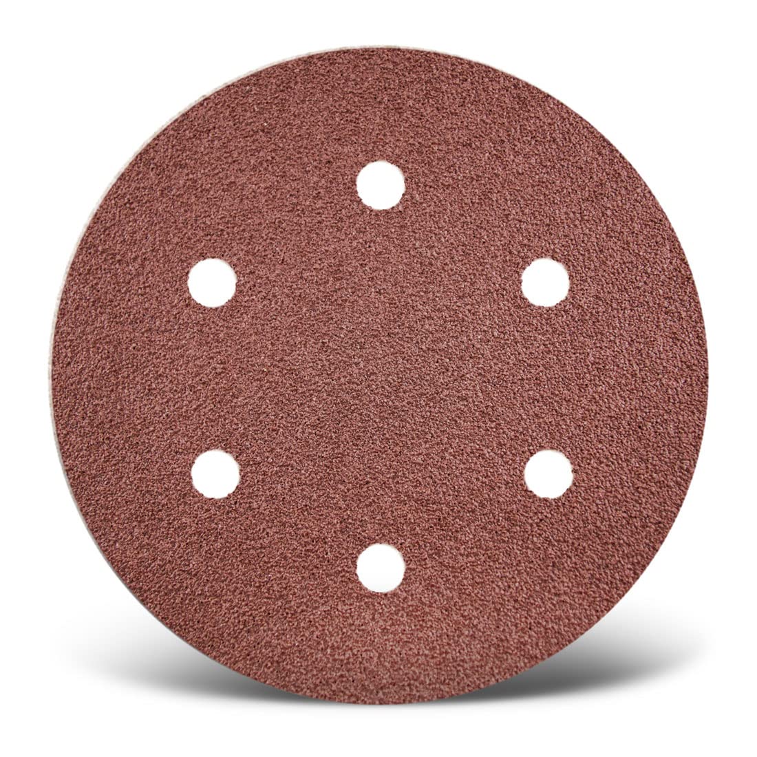 MENZER RED Hook & Loop Sanding Discs, 225 mm, 6 Holes, f. Drywall Sanders, Aluminium oxide (PU 25) G100