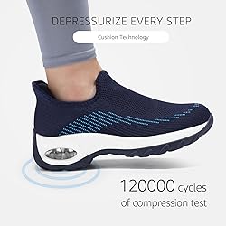 STQ Slip on Plantar Fasciitis Shoes Women Slip-on