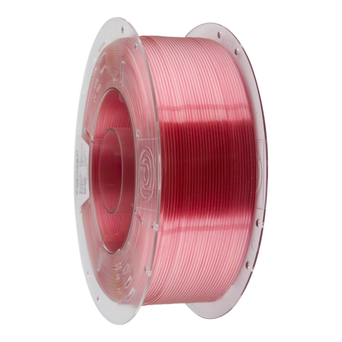 PrimaCreator EasyPrint 3D Printer Filament - PETG - 1.75mm - 1 kg (2.2 lbs) - Transparent Rose