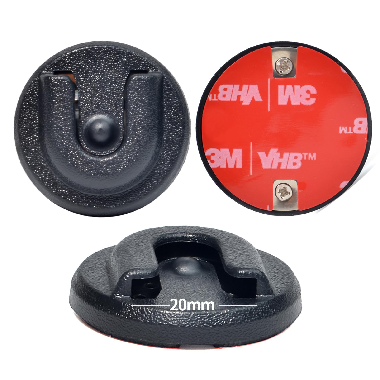 Photo 1 of UAYESOK Universal Ham CB Radio Mic Hanger Clip Mount Hook, Mobile Radio Speaker Mic Holder, Portable Car Vehicle Truck Holding Clip for Kenwood Motorola QYT Mobile Transceiver Mic(1 Pack)