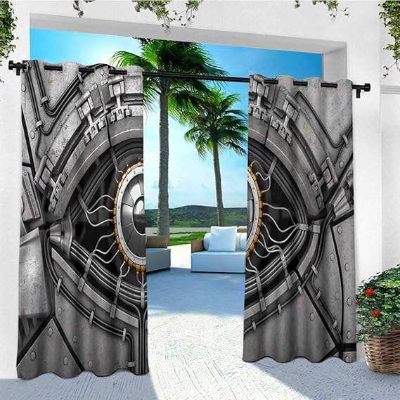 Leinuoyi Eye, ojal para cortina al aire libre, ojo de robot con cables