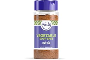 Fody Foods Vegetable Soup Base & Seasoning, 10.6 Oz, Ready to Use, Garlic and Onion Free, Low FODMAP Certified, Gut & IBS Fri