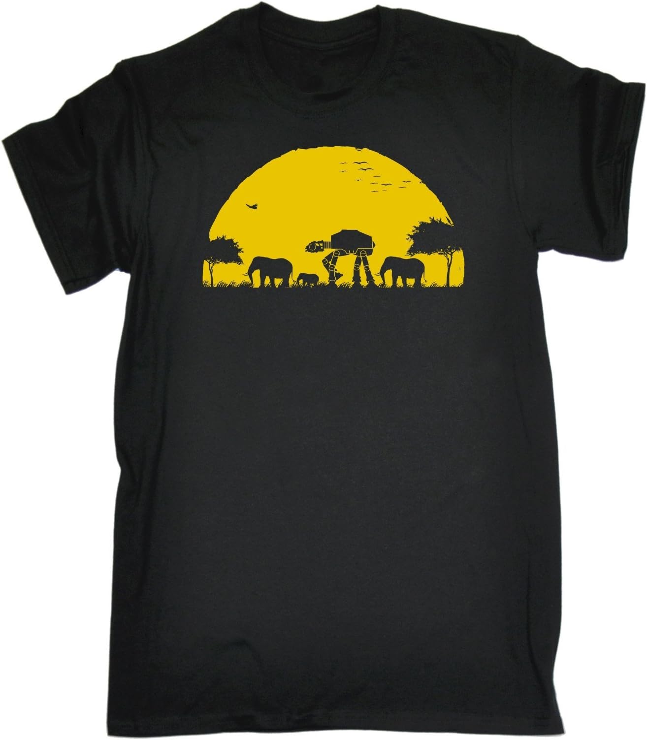 Funny Novelty Men's at Sunset Design T-Shirt
