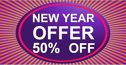 Amazon Com New Year Offer Hanging Sales Banner 11 Oz Vinyl Pvc