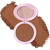 Mally Beauty Soft as Silk Powder Foundation - Deep - Buildable Light to Medium Coverage - Lightweight Matte Finish