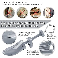 cyrico Shoe Stretcher Men 4-way Shoe Tree Shape