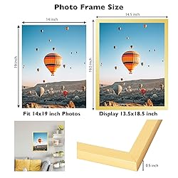 JCJMY 14x19 Picture Frame Gold for Poster Photo