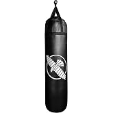 Hayabusa Engineered Leather Heavy Punching Bag - Unfilled - Black, 5 Feet