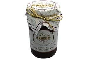 Prissy's of Vidalia Georgia Peach Chutney - 8oz | Gourmet Sweet & Savory Southern Condiment | Perfect for Grilling, Glazing, and Entertaining