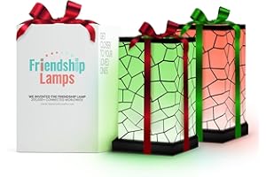 Friendship Lamp® by Filimin Classic - Best Friend Lamps Wi-Fi Touch Lamp LED Light for Long-Distance, Connection, Relationship, Friendship, Gifts, Love, 200+ Colors, App Setup - Set of 2