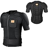 BenKen Men's Women's Professional Anti-Collision Sports Shirts, Protection of The Back, Motorcycle Protective Jacket for Skateboarding Skating Snowboarding Cycling