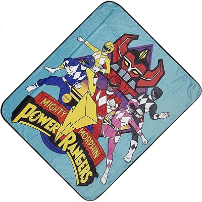 Buy Power Rangers Mighty Morphin Throw Throw Blanket Multicolor Online In Lebanon B07zp9dryg