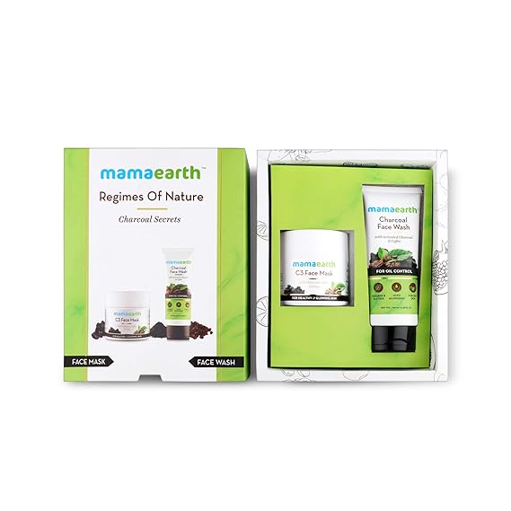 Download Buy Mamaearth Charcoal Secrets C3 Face Mask 100ml Charcoal Facewash 100ml With Charcoal Coffee Online At Low Prices In India Amazon In PSD Mockup Templates