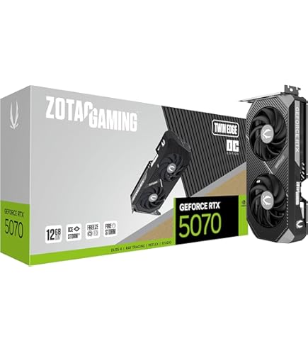 Amazon.com: ZOTAC Gaming GeForce RTX 5070 Solid OC DLSS 4 12GB