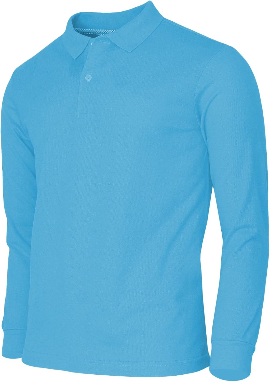 BCPOLO Men's Polo Shirt Cotton Pique Polo Shirt Long Sleeve Polo Shirt: Clothing
