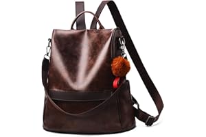 Women Backpack Purse Anti Theft Waterproof Detachable Covertible Casual Travel Shoulder Bag Purse