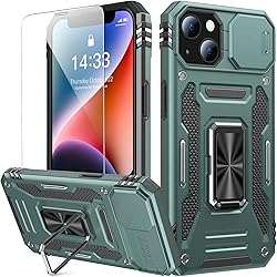 Goodon for iPhone 14 Plus Case with Sliding Camera