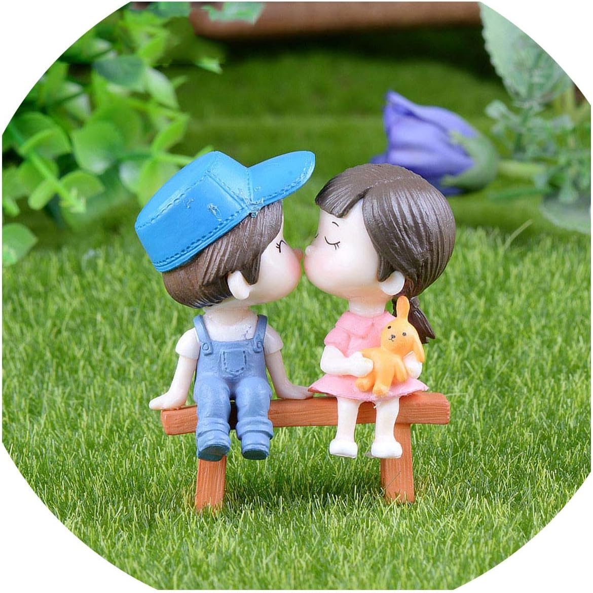 physpace 15 Style Mini Chair Home Decor Miniatures Fairy Garden Ornaments Figurines Toys DIY Aquarium/Dollhouse Accessories Decoration,Multi-Colored
