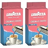 Lavazza Crema e Gusto Dolce Ground Coffee 250g (Pack of 2)