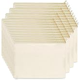 Koolmox Bulk Makeup Bags, Pencil Bag 40 Multipurpose Cosmetic Pouch with Zipper, Canvas Pencil Pouches, Bulk Plain Beige Canvas Case for Travel Storage Toiletry Organize Pouch Women DIY Craft Gift