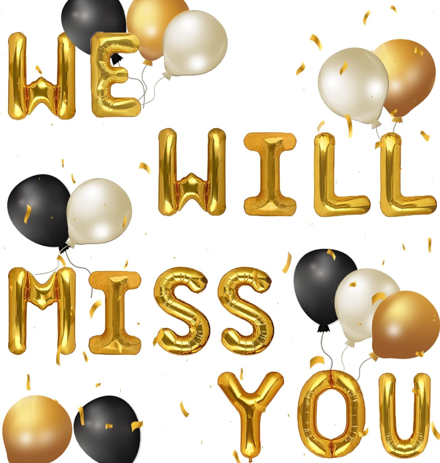 JeVenis We Will Miss You Banner Office Work Decoration Retirement Party Decor Retirement Banner Going Away Party Decor Farewell Decorations Office Work Decoration