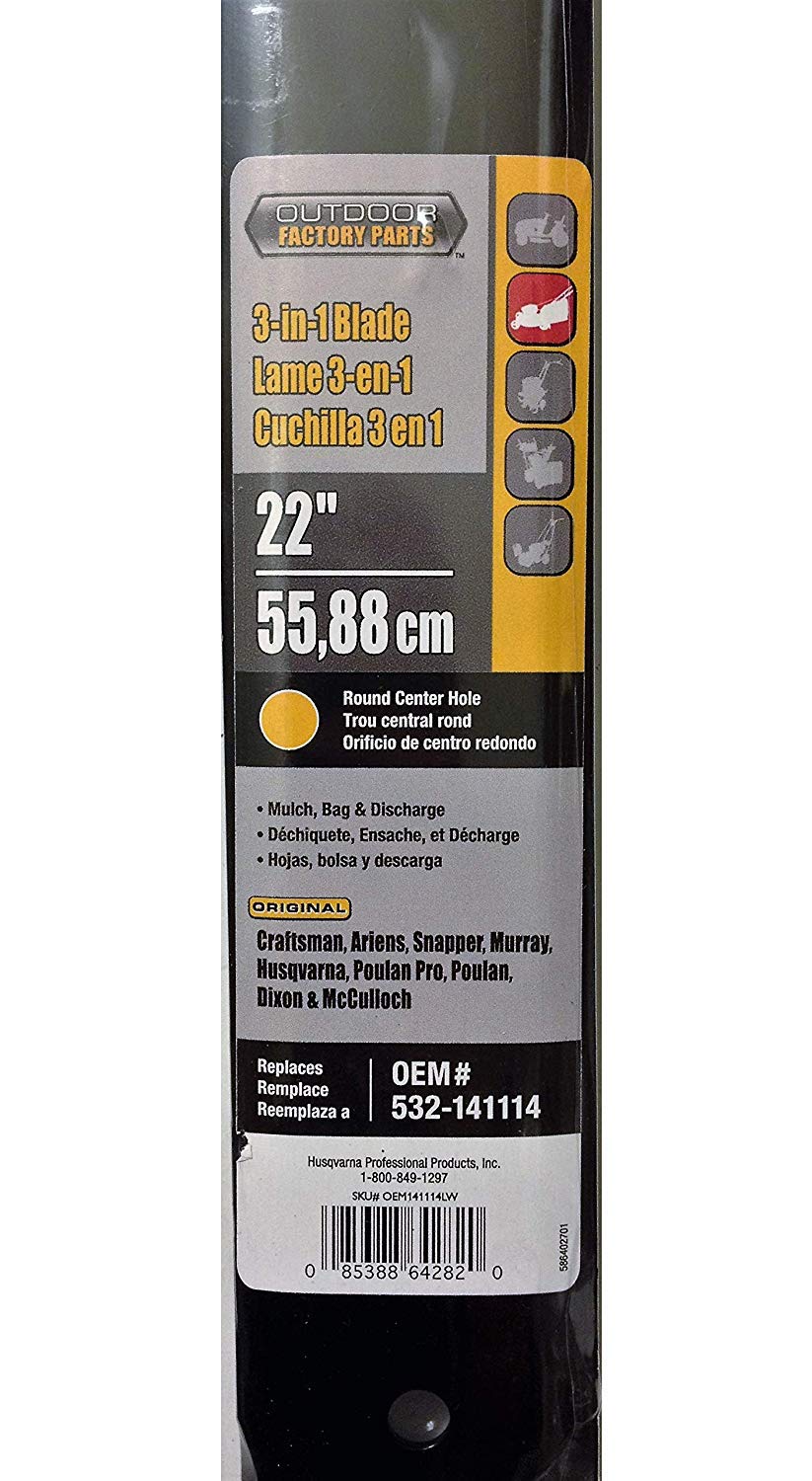 Best poulan pro 22 lawn mower blade