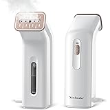 Newbealer Garment Steamer for Clothes, 650W Steam Iron, 284℉ Handheld Steamer with Non-Stick Ceramic Soleplate, Horizontal &