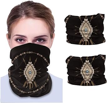 Mascarilla Bandana Para Cubierta De Polvo Símbolos Tribales Suroeste