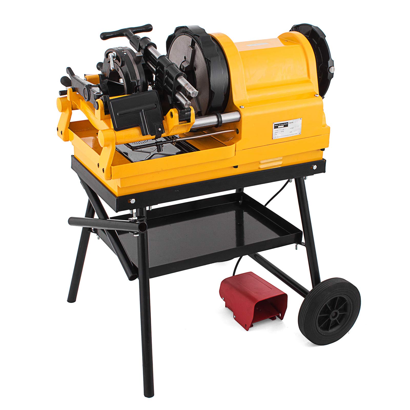 Mophorn Threading Machine 1/2 inch 4 inch Power Pipe Threader NPT